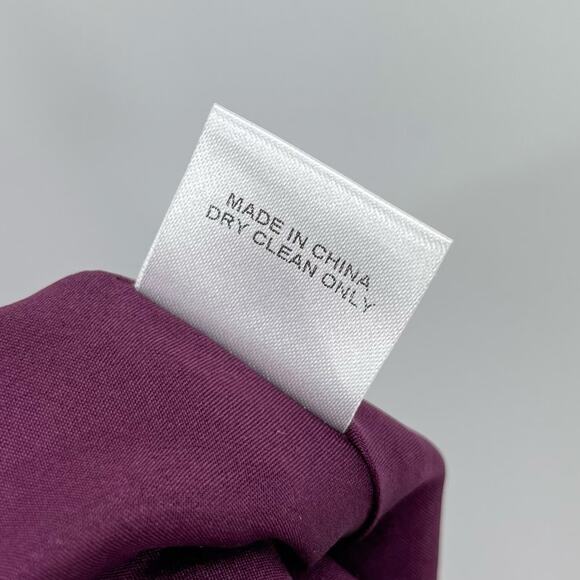 The Sei | Ruched Cut Out Silk Midi Dress in Burgundy Oxblood 2 - Picture 14 of 16